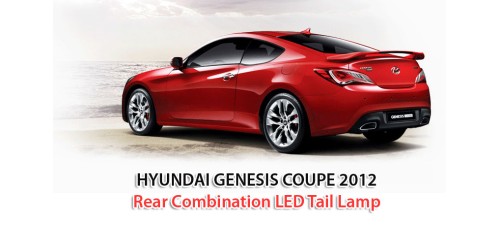 MOBIS REAR COMBINATION LED TAIL LAMP FOR HYUNDAI GENESIS COUPE 2012-15 MNR
